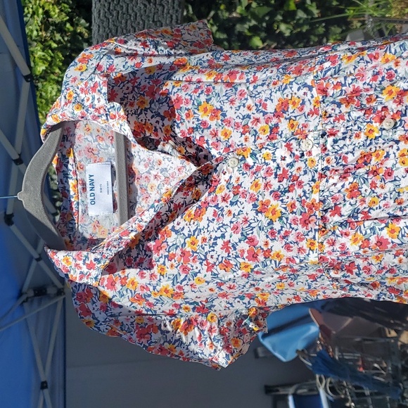 Old Navy Girls Flower Print Dress - Picture 5 of 6